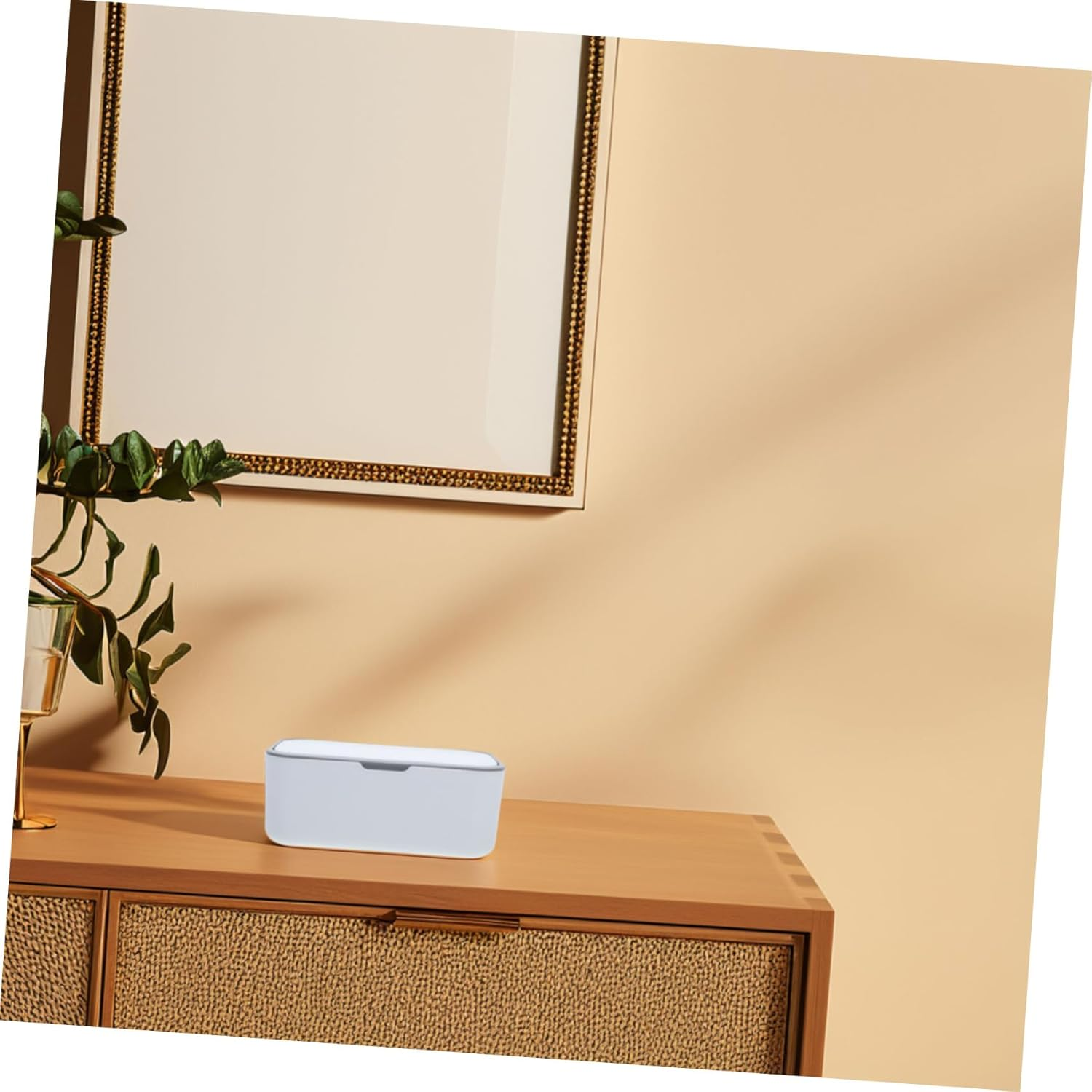 ARTIBETTER Wet Tissue Box Refillable Wipes Dispenser Box Lid for Bathroom Keeps Wipes Fresh for Desktop Travel Use image number 5