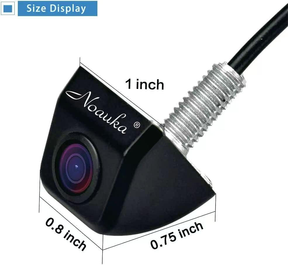 Waterproof IP68 Night Vision 170 Degree Car Rear View/Reversing/Reverse Camera Universal Color CMOS Imaging Chip Backup Parking HD Front View Camera image number 2