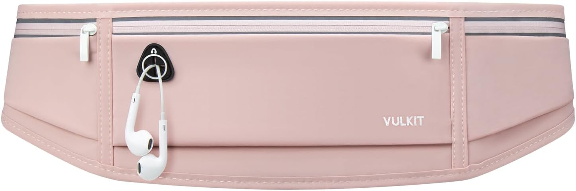 VULKIT Slim Running Belt for Women & Men, Cell Phone Holder for Running, Workout Fanny Pack, Running Bag, Money Belt, Runners Essentials Gear Accessories, Fits All Phones, Running Pouch for Men, Black