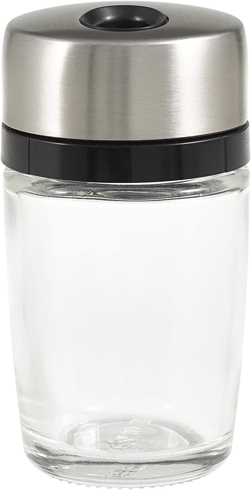 Cole & Mason Cambridge 20 Glass Rotating Spice Rack, Spice and Herb Organiser/Storage, Glass Spice Jars with Labels, Herbs and Spices Included