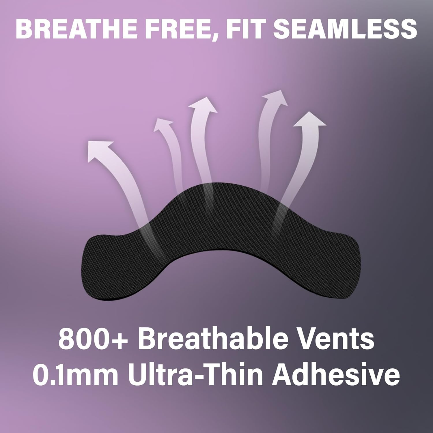 Mouth Tape for Sleeping &ndash; Anti-Snoring Mouth Strips, Skin-Friendly & Hypoallergenic with Gentle Adhesive, Supports Nasal Breathing for Comfortable Sleep, 40 Pack image number 5