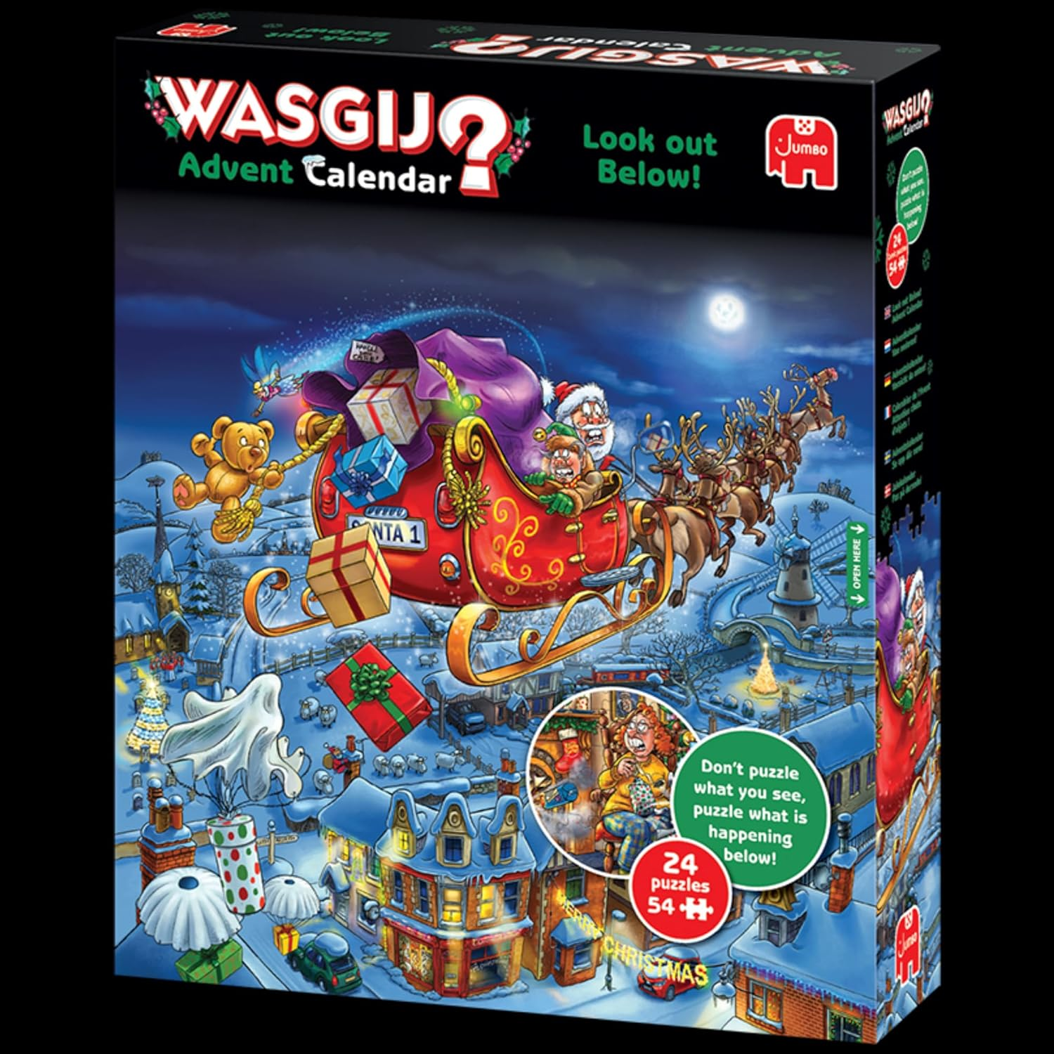 Jumbo Wasgij Christmas Advent Calendar Puzzle (24 X 54 Pieces) image number 4