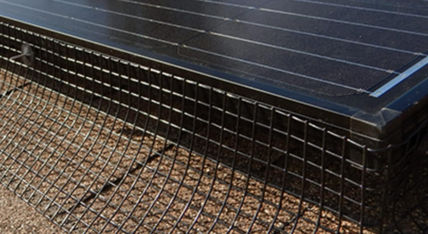 30 Meters Solar Panel Bird Proofing Kit PVC Coated Stainless Steel Mesh & Aluminium Fasteners image number 1