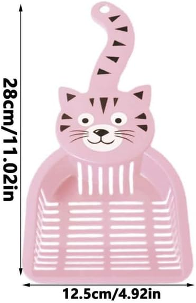 LAKYMIE Pack of 2 Litter Scoop Cat Litter Scoop Plastic Litter Scoop Cat Litter Scoop for Pets Cats Dogs image number 6