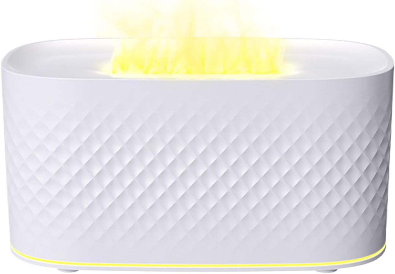 Flame Oil Diffuser - Flame Air Diffuser, Air Fragrance Diffuser with USB Charging | Colorful Diffuser Humidifier with 2 Spray Modes, Bonfire Fragrance Diffuser P