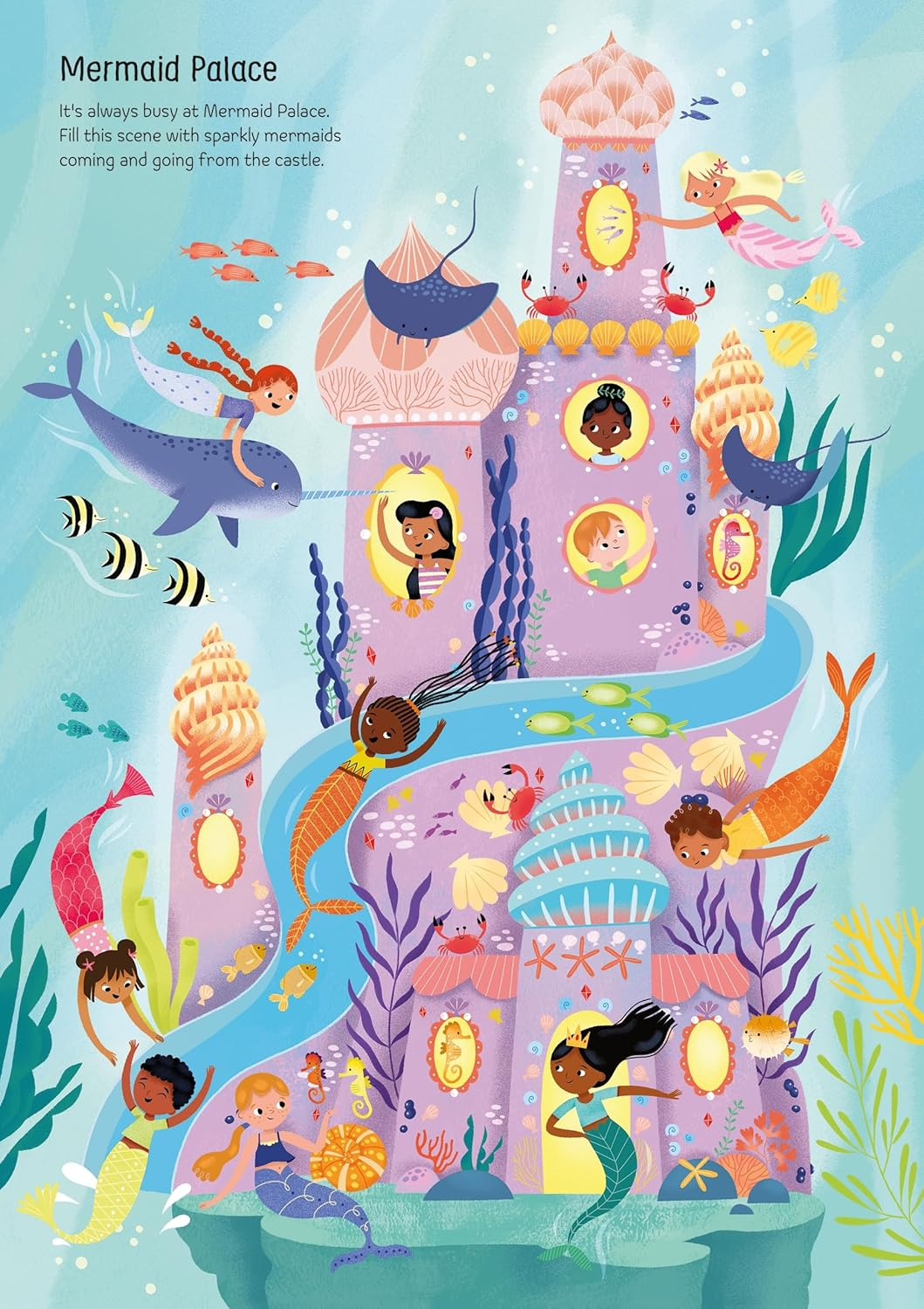 Sparkly Mermaids Sticker Book