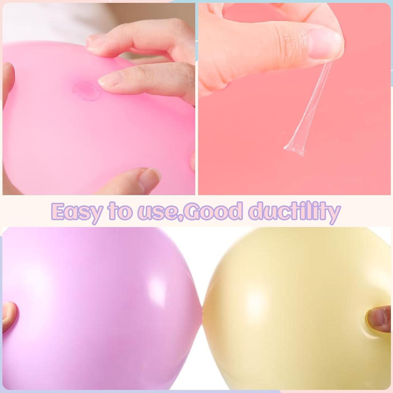 12Rolls Clear Balloon Glue Point, Removable Adhesive Double Sided Dots of Glue Tape,For Craft Scrapbook Birthday Christmas Wedding Decoration(1200 Pcs) image number 5