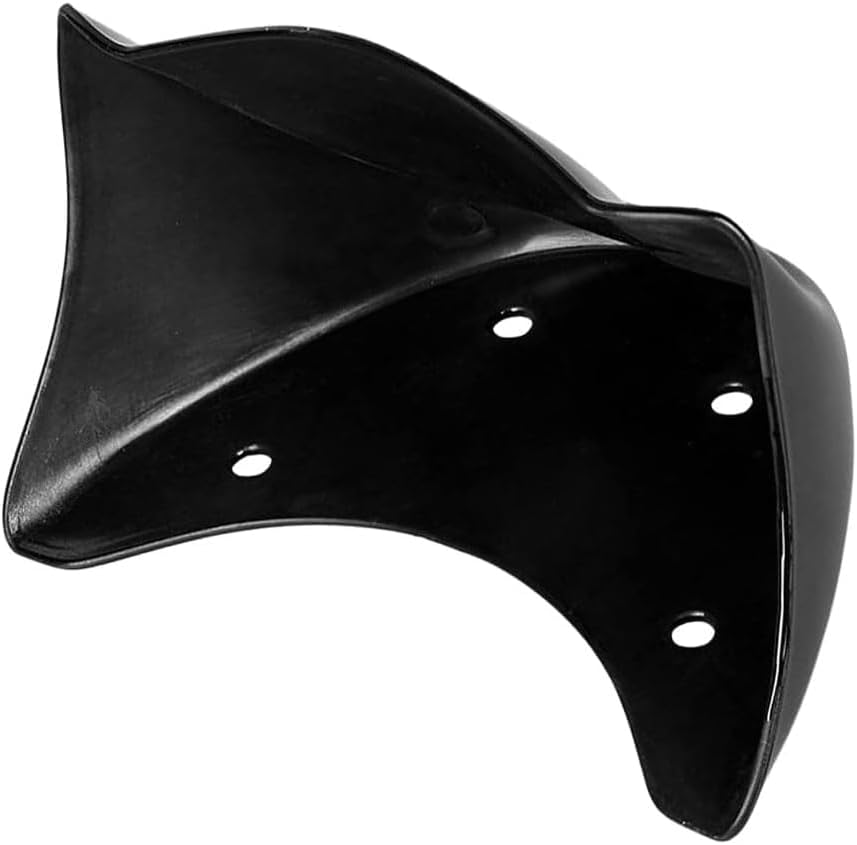 Baceyong Motorcycle Front Spoiler Chin Fairing Kit, Air Dam Fairing Cover, 2006-2017 Compatible with Har1Ey Dyna Fatbob Streetbob, Glossy Black image number 3