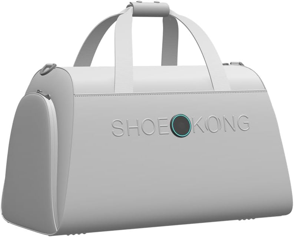 Sports Bag - Generating O3 to Eliminate Odors, Built-In Shoe Zone & Travel-Ready(Grey) image number 3