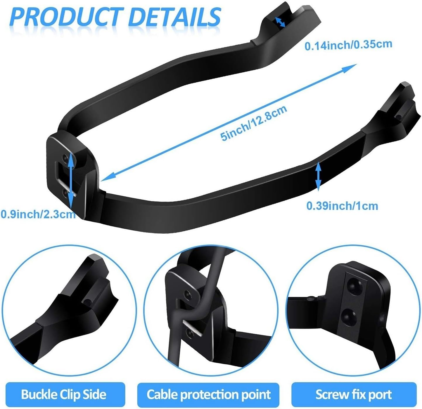 LESANGBAIHUODIAN Rear Mudguard and Bracket Replacement Accessory Fit for M365/M365 Pro Scooter with Screws and Screw