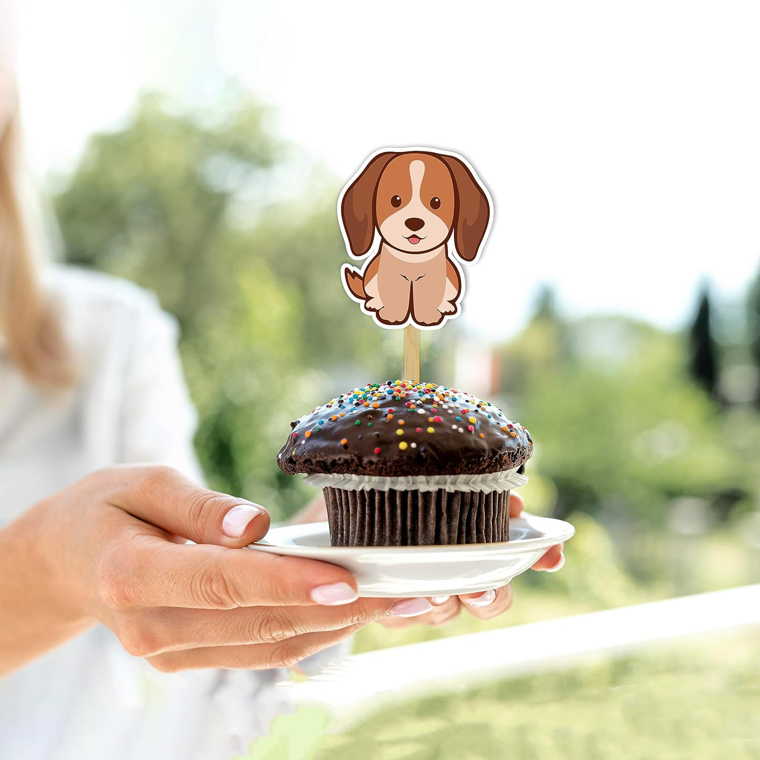 Puppy Dog Cupcake Topper image number 2
