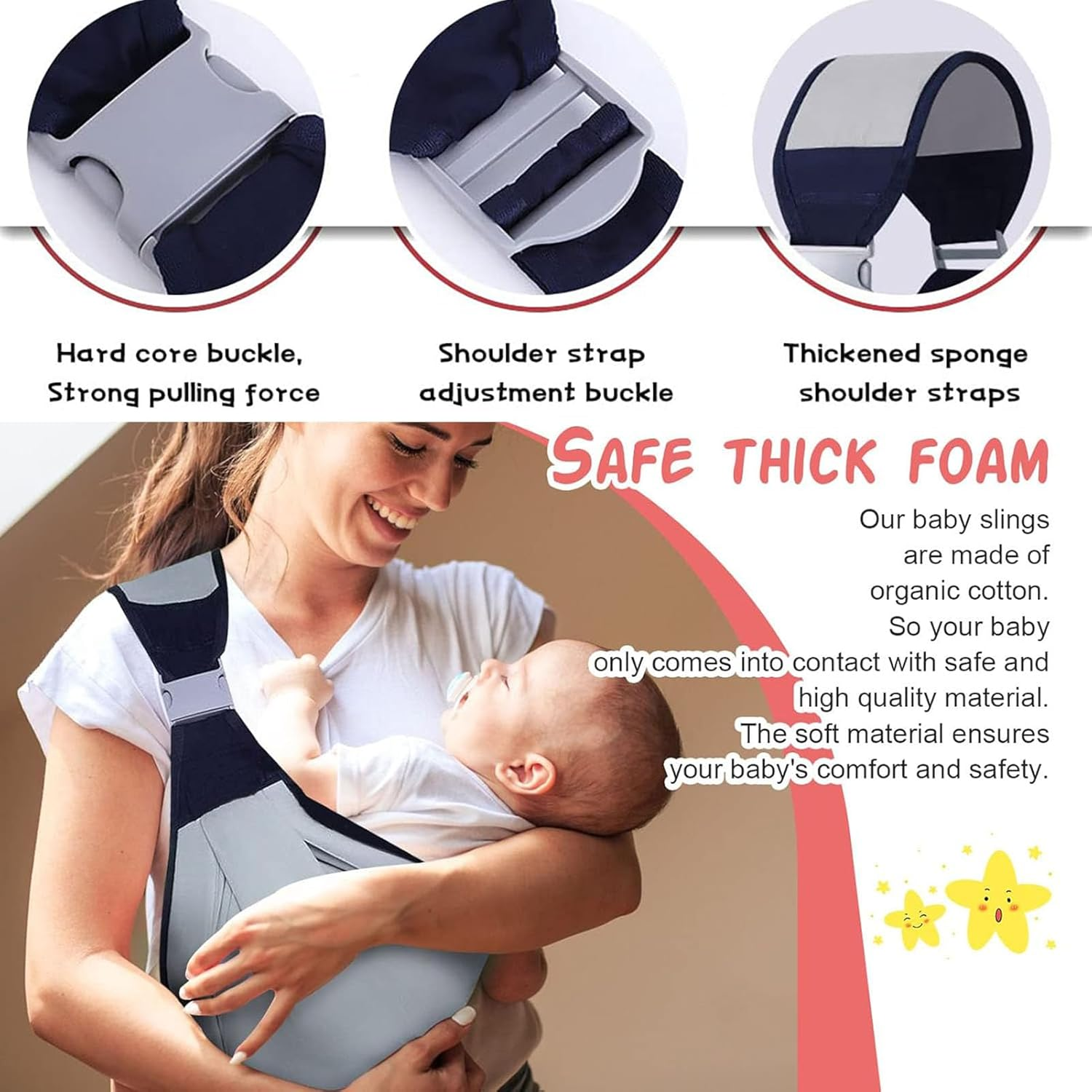 Lbs Pet Carrier Holder Upgraded Front Carrier Infant Cotton Breathable Dog Outdoor Cat Hip for Mesh Carrier