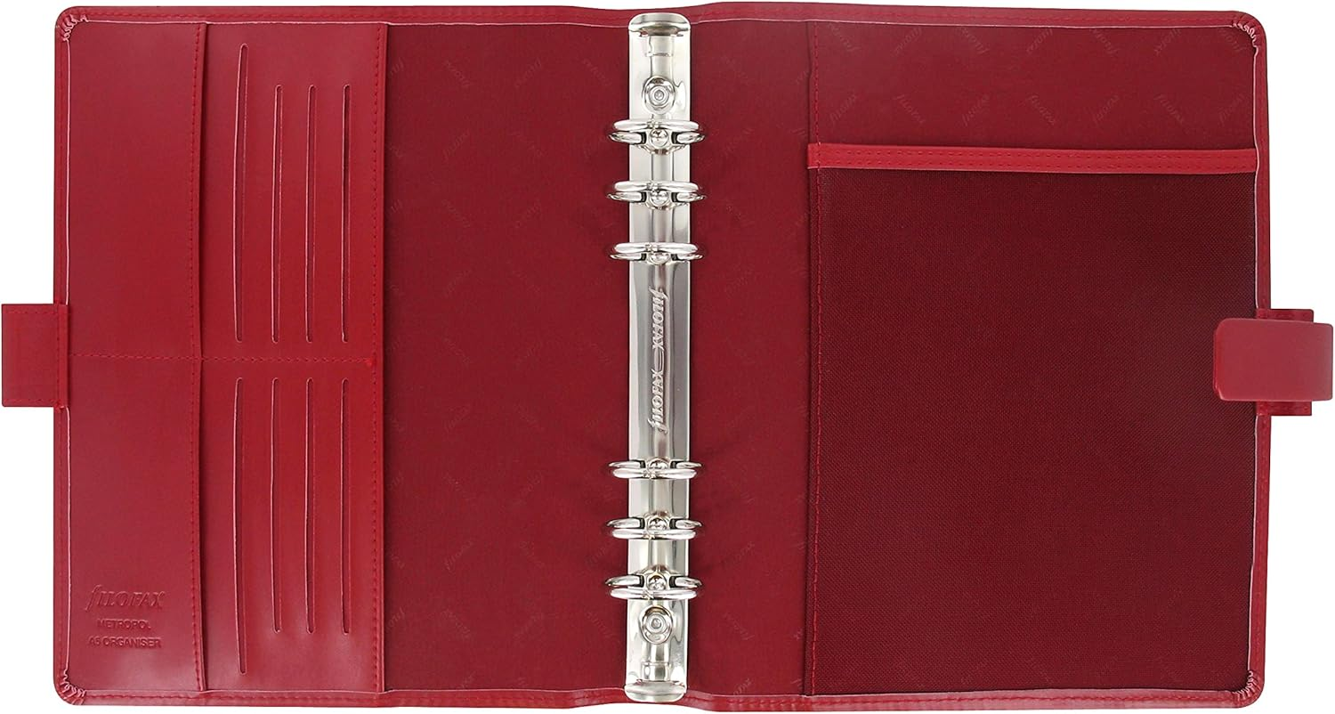 Filofax 18-026972 A5 Metropol Organiser - Red image number 3