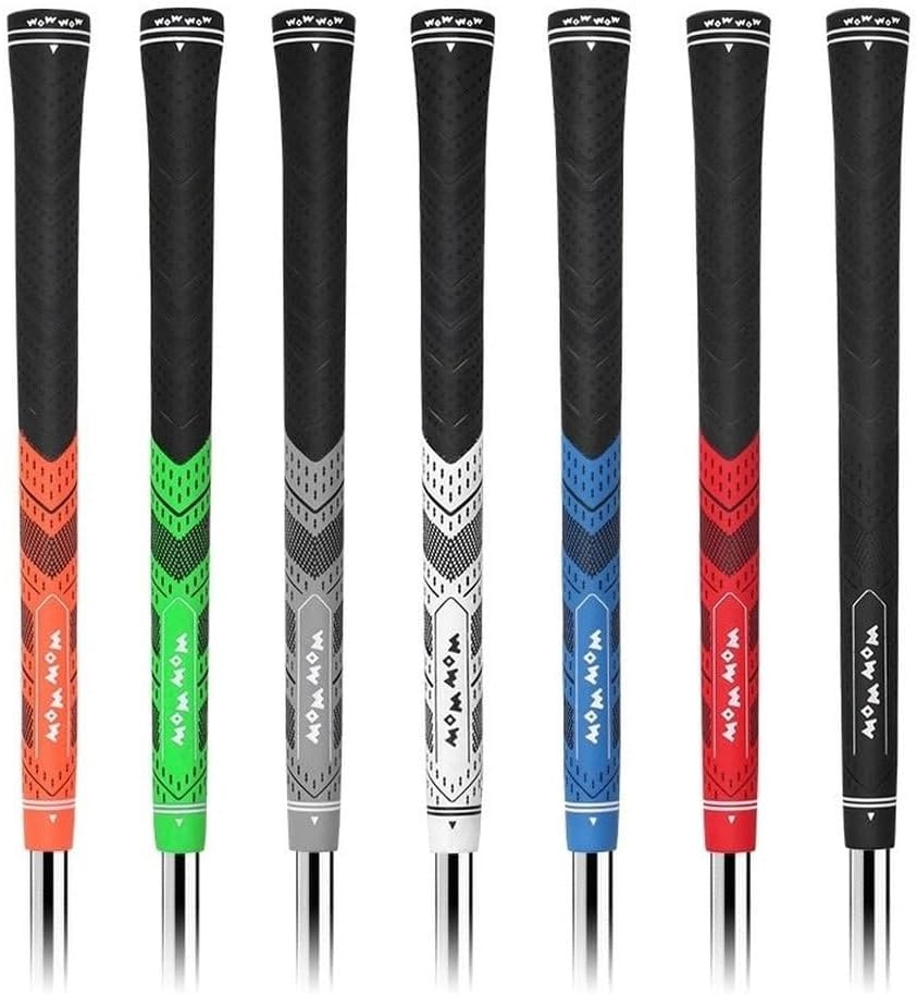 WOWWOW Golf Grips &ndash; Standard Size, Non-Slip High Feedback Rubber, Comfortable Multi-Color Replacement Grips for Golf Clubs - Green 1Pc image number 5