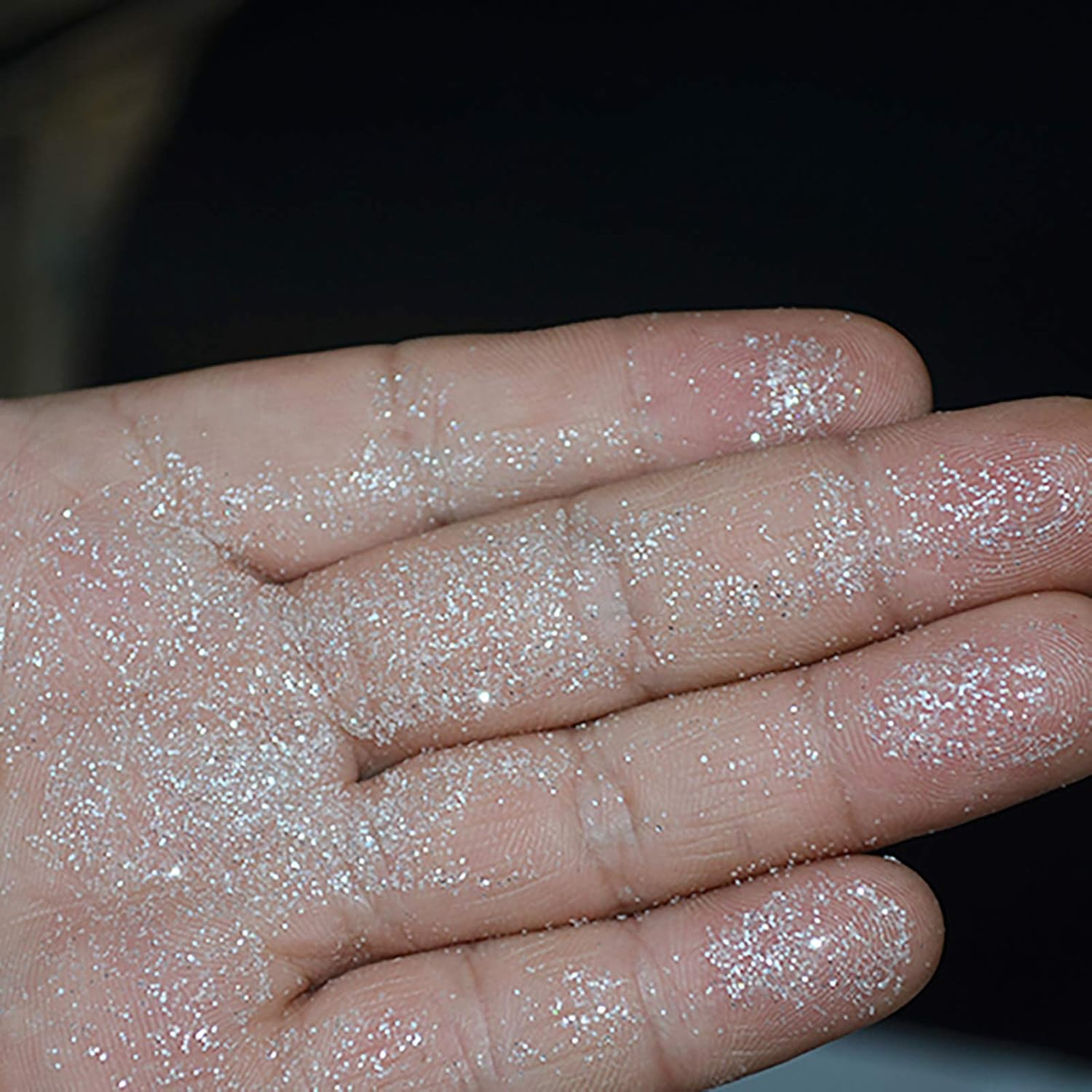 1 Packs Extra Fine Glitter Nail Art Nail Painting Brush Nail Tips Extension Glitter Powder image number 2