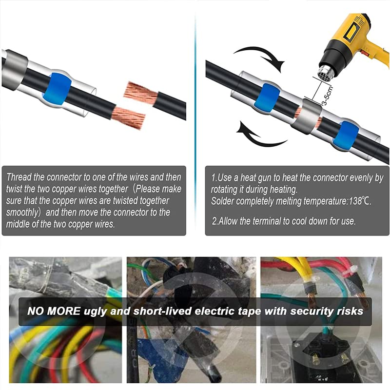 AIMALL 200PCS Solderstick Waterproof Solder Wire Connector Kit image number 3