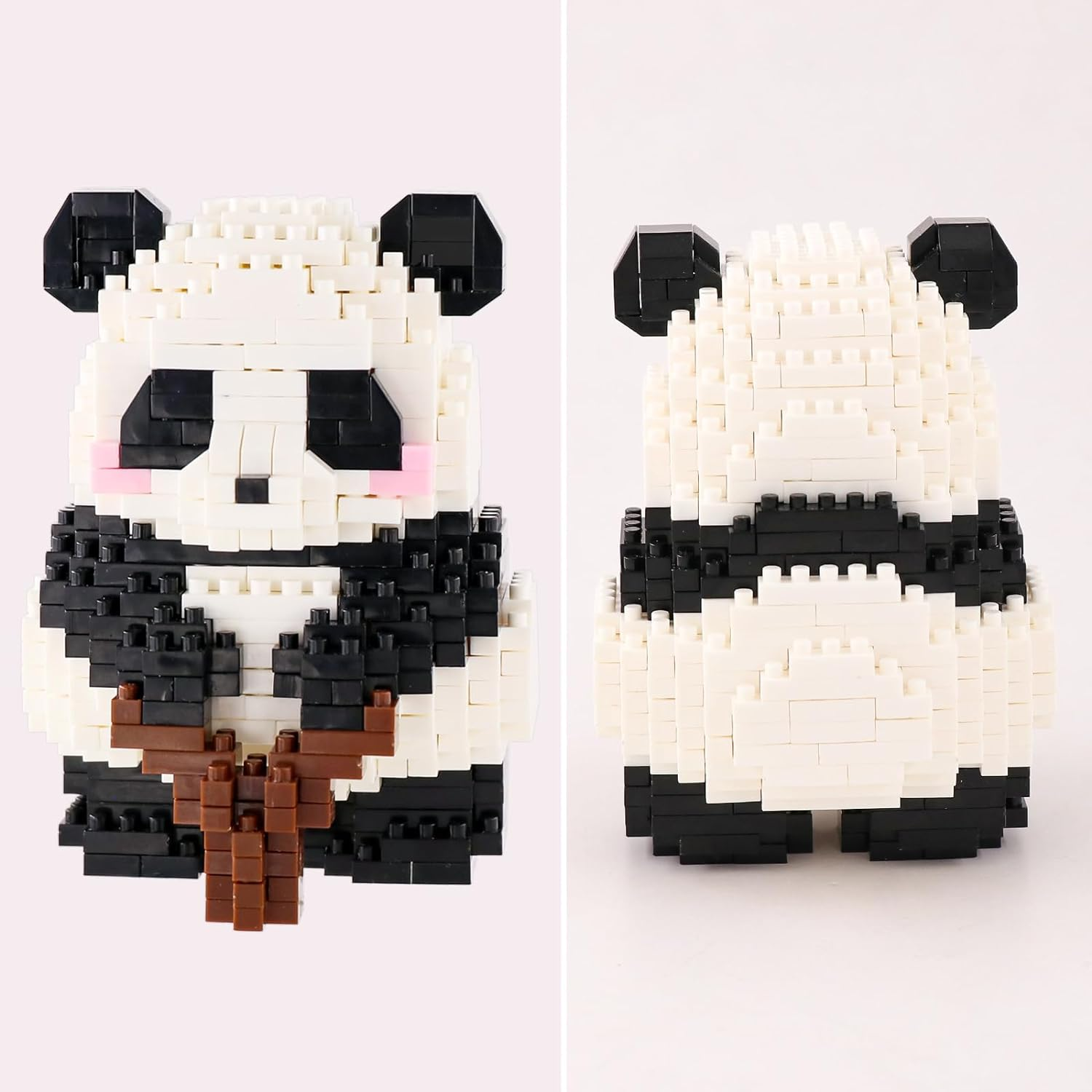 Blocks Building Sets Panda Mini Bricks with Flower for Kids Presents, 448PCS Micro Cute Practising Animals Toy Building Blocks for Party Gifts for 6+ Teens Blossom,Unique Mother'S Day Ideas