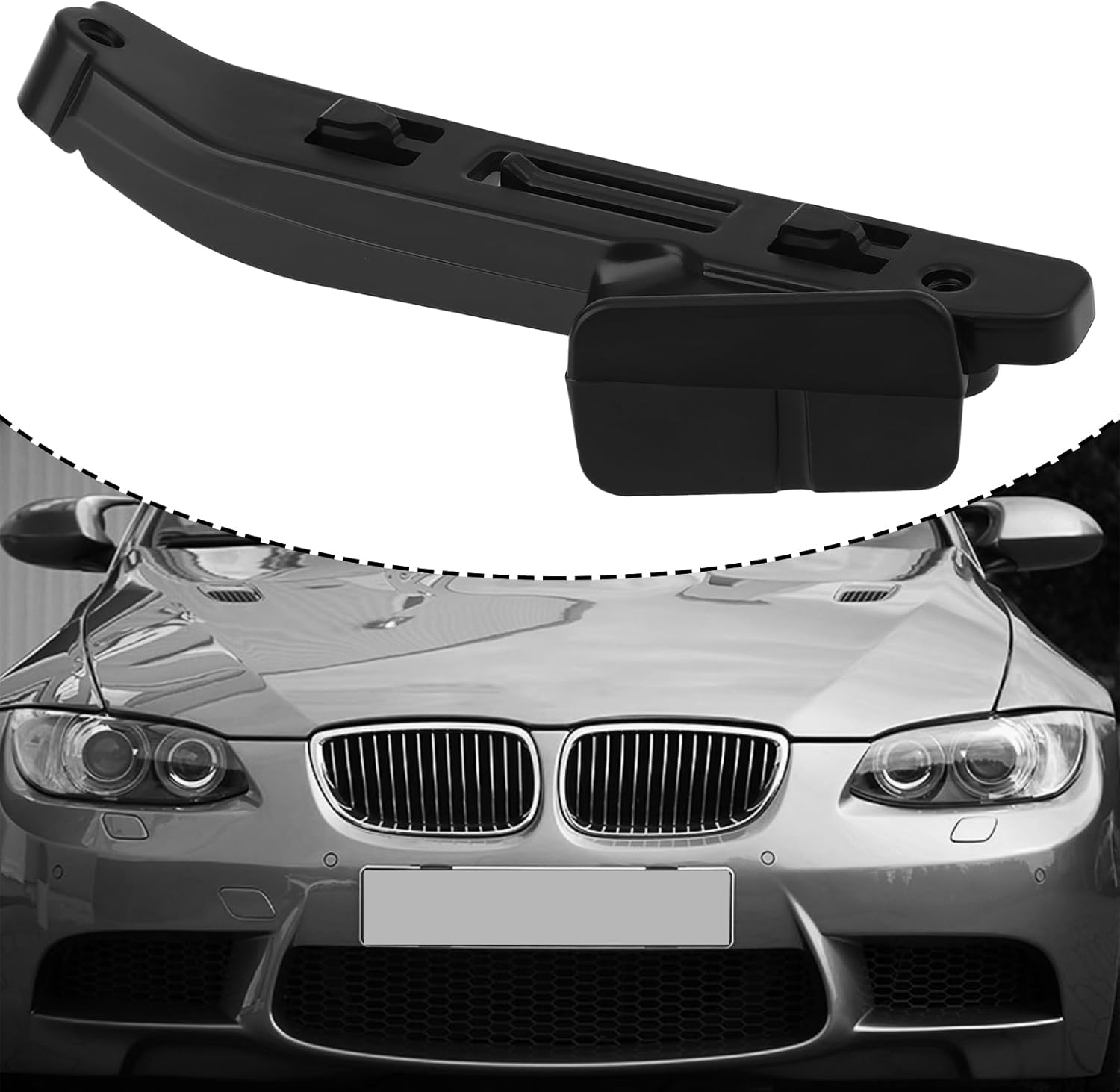 Car Front Bumper Bracket Support 51117156556 Compatible with BMW 3 Series E92 E93 2005-2013 Right