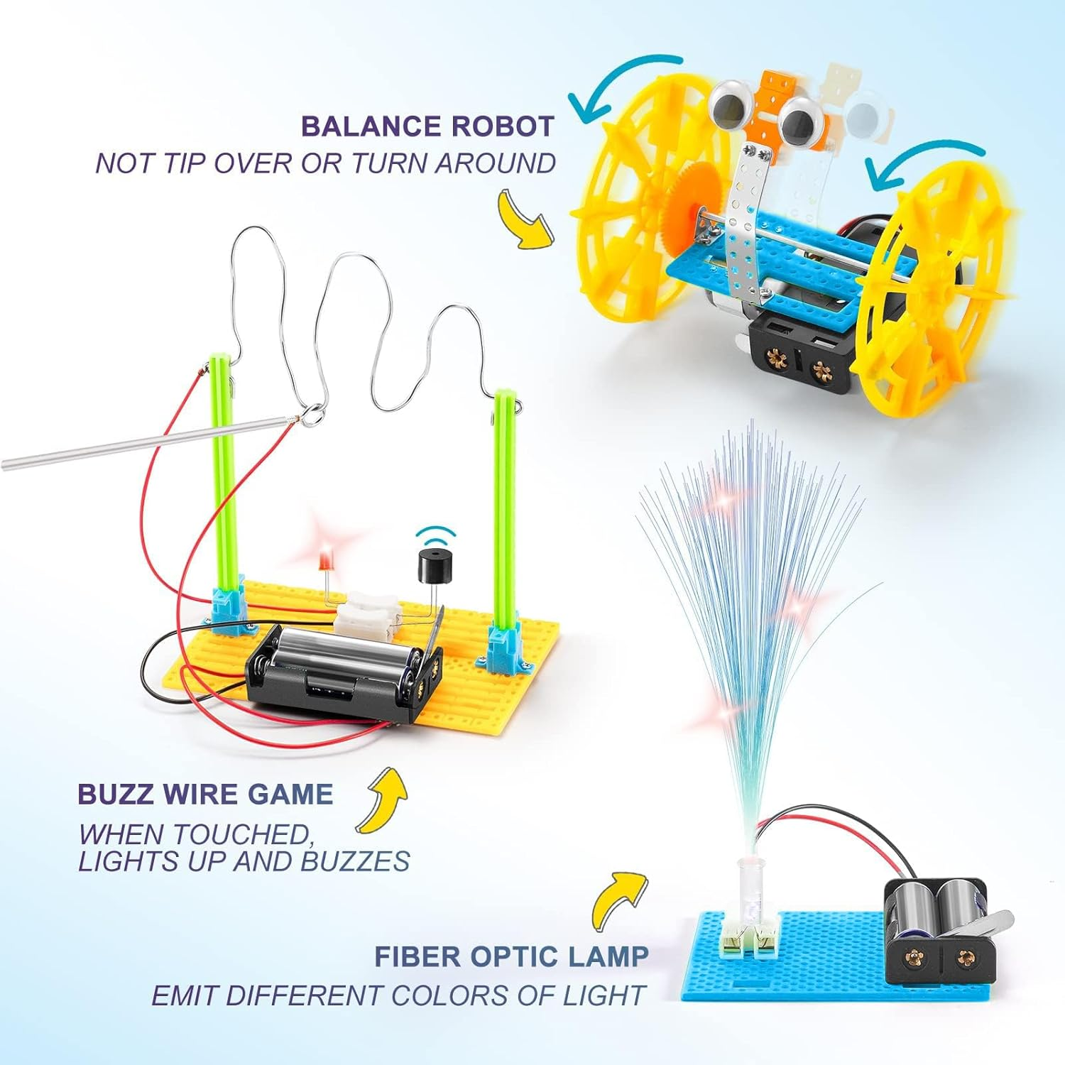 STEM Robotics Science Kits for Kids Age 8-12 Robot Building Kit 5-7, STEM Toys for Boys 8-10 Science Experiments 6-8 Girls Engineering Projects STEAM Activities Gifts 6 7 8 Year Old Boy (Model A) image number 1
