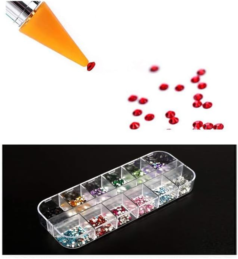 JZS Nail Rhinestones, Nail Gem Design Set, 3D Nail Art Accessories, Nail Decoration Kit,Style 1 image number 5