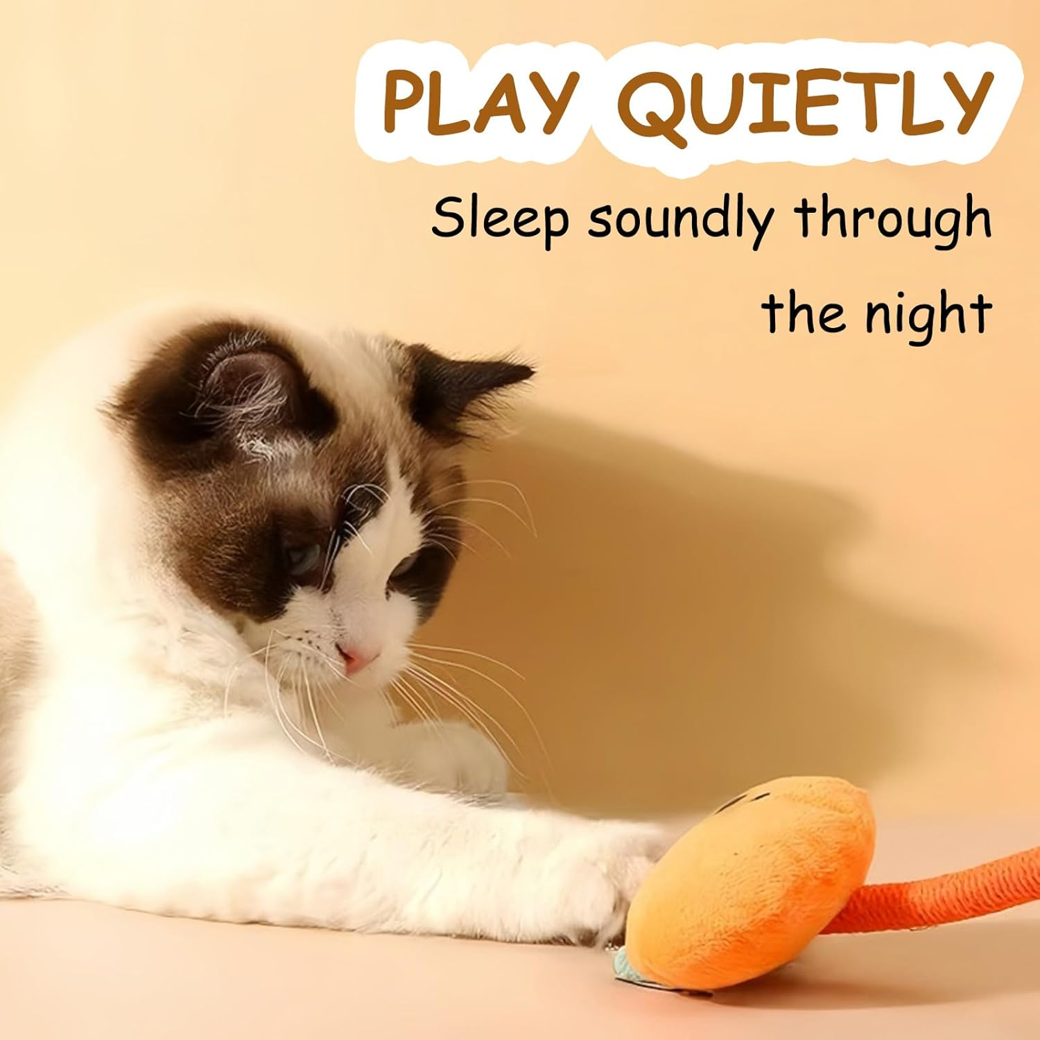 FOSDICK 4 Pieces Cat Toys for Indoor Cats Adult Kitten, Self Amusement Cat Toy, Kitten Teething Toys Chew Rope, Teeth Cleaning Stress Release Cotton Rope for Indoor Cats Kittens to Bite, Chew, Kick image number 4