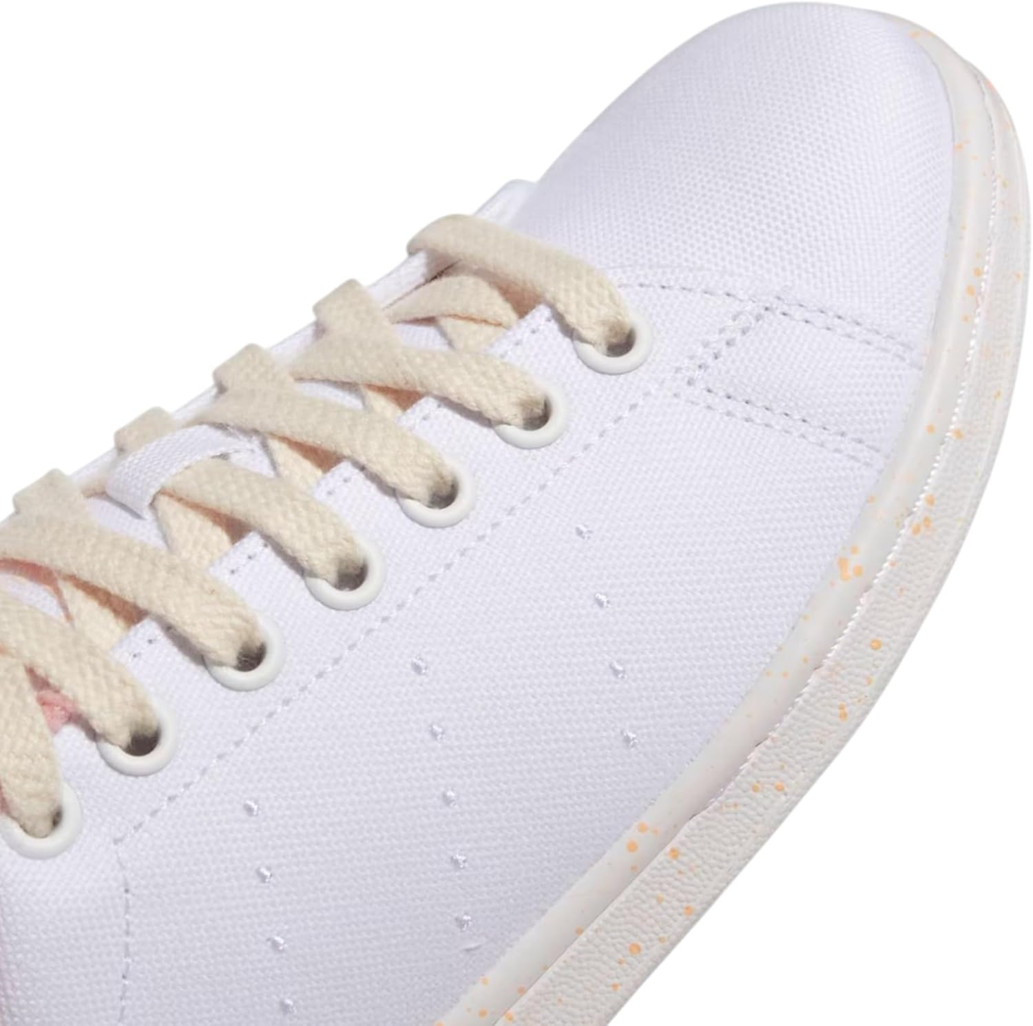 Adidas Womens Stan Smith Originals Sneakers White/Pink Tint Shoes 9.5 image number 1
