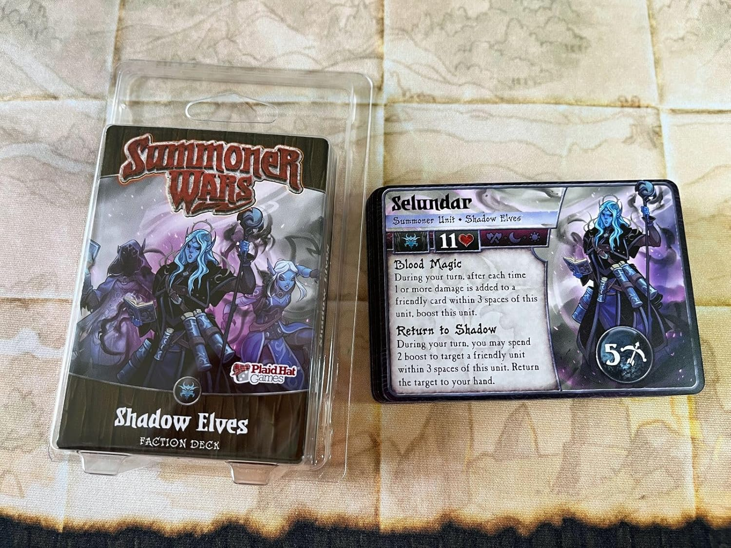 Plaid Hat Games Summoner Wars Second Edition Shadow Elves Faction Deck Board Game image number 4