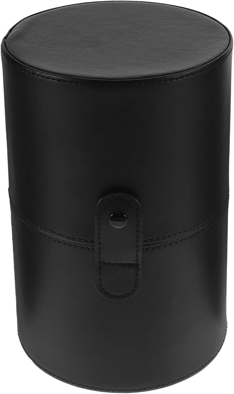 PACKOVE Travel Brush Toiletries Headband Container Cylinder Makeup Brush Case Storage Bin Toolbox Make up Brush Holder Organizer Storage Box Makeup Organizer Travel Pu Miss image number 3