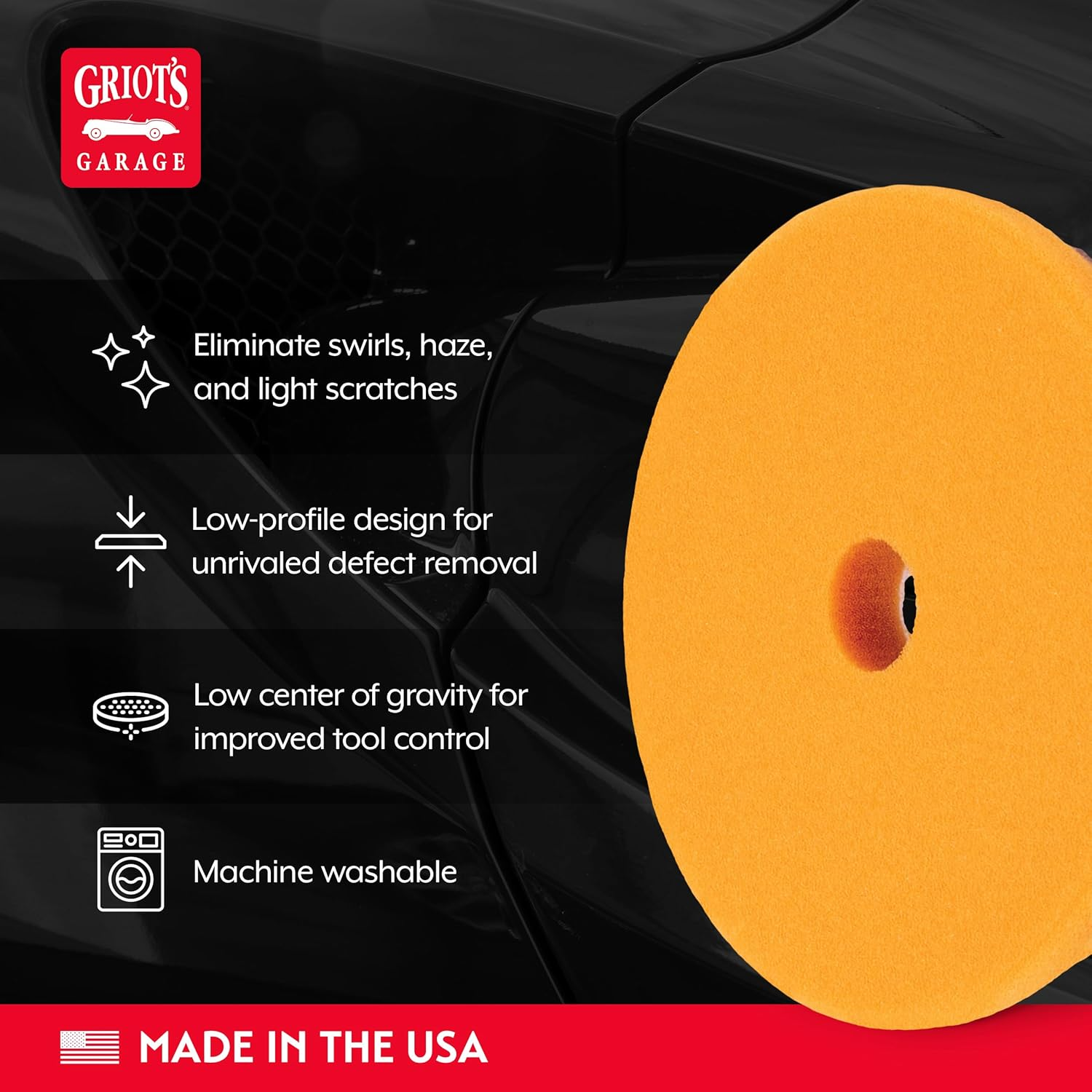 Griot'S Garage B120F5 5.5" BOSS Correcting Foam Pads, (Pack of 2) image number 3