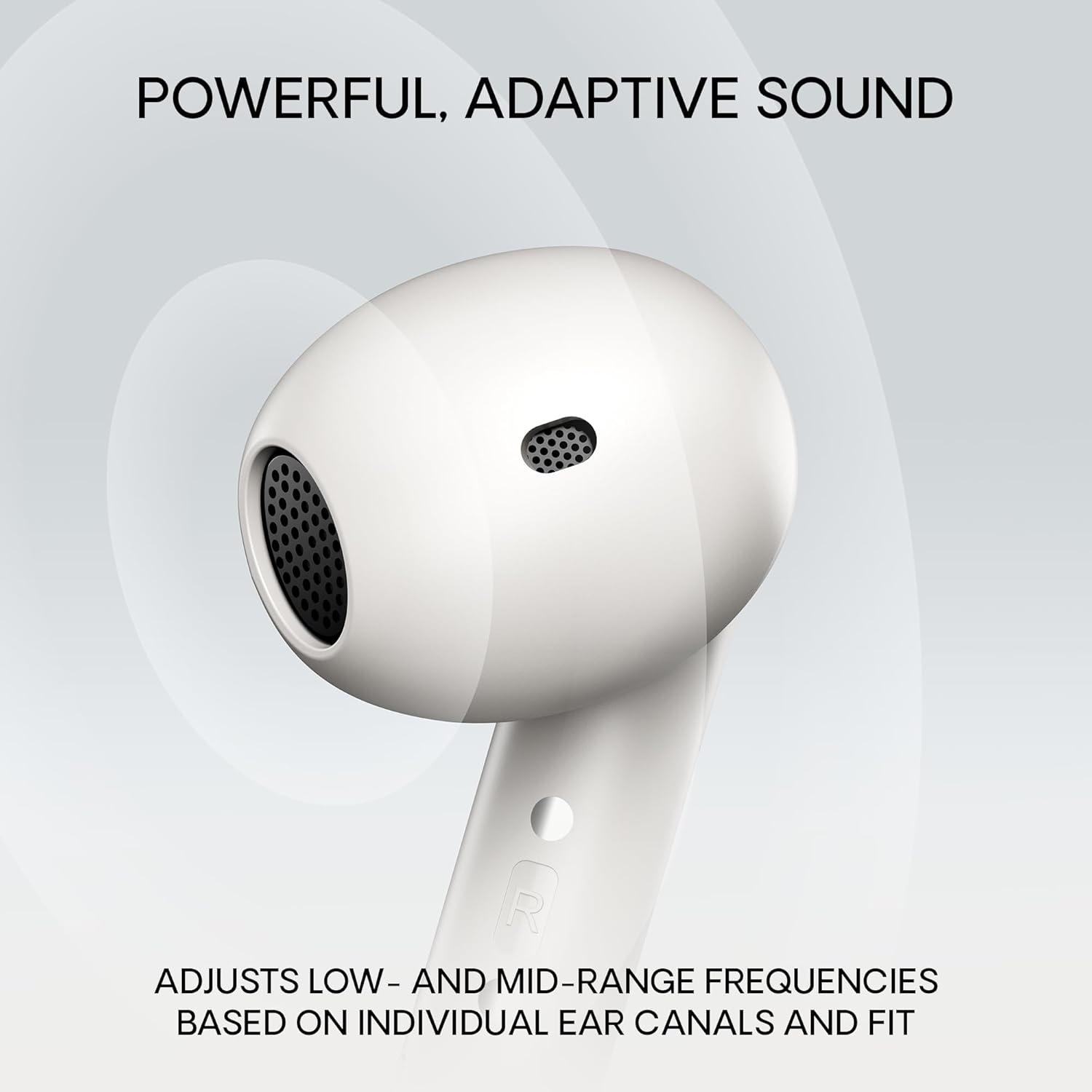 Urbanista Santa Monica Open Fit True Wireless with ANC, 24H Pay, Adaptive EQ, Crystal-Clear Calls, Touch Controls, Advanced Wind-Noise Reduction, Cloud White image number 1