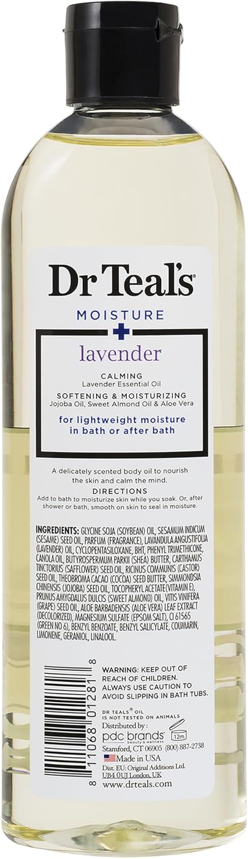Moisturizing Bath & Body Essential Oil, Soothing Lavender, 8.8 Fl Oz (Pack of 2) image number 1