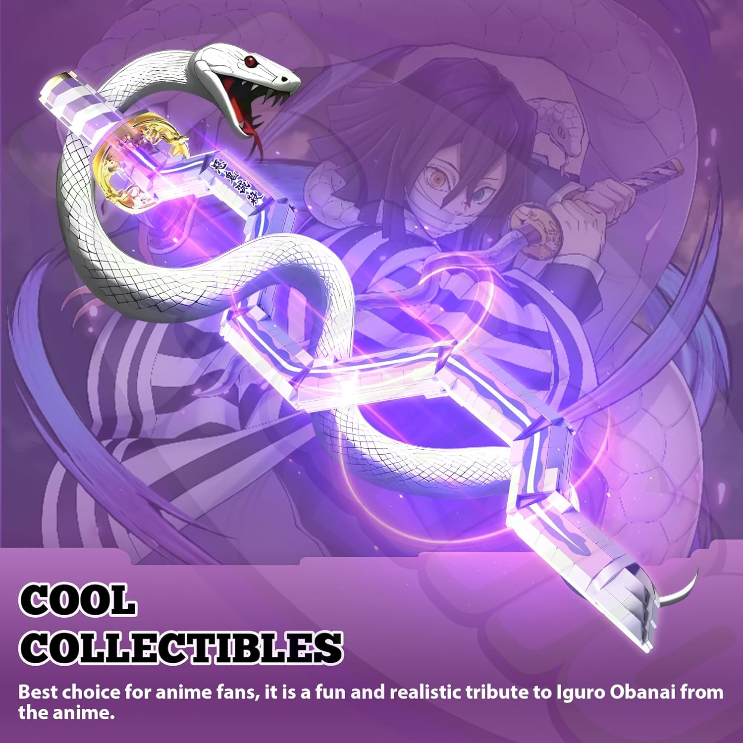 Jorumo Iguro Obanai Sword Building Block image number 2