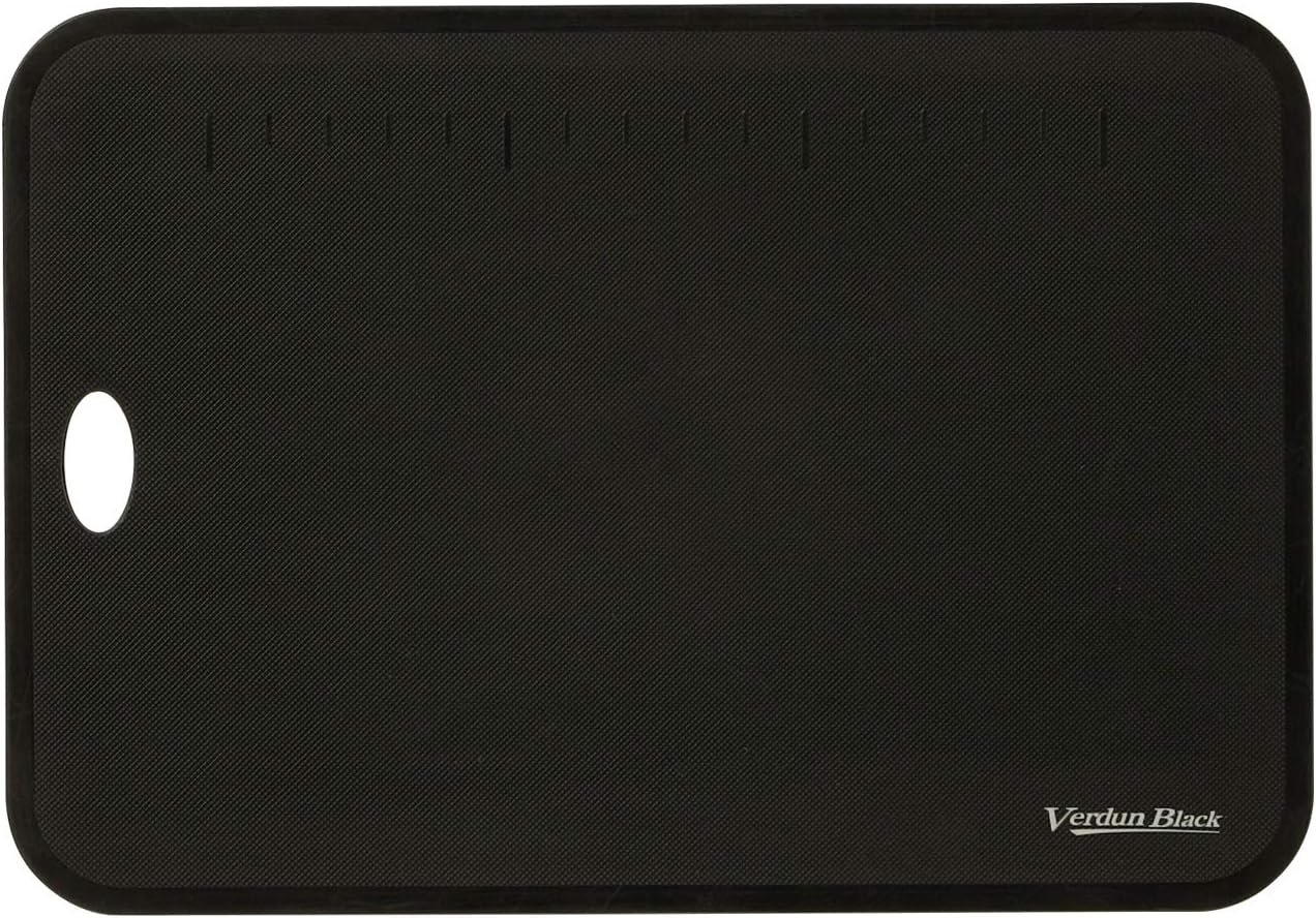 Shimomura Kougyou VB-615 VB-615 (Amazon.Co.Jp Exclusive) Shimomura Industry Anti-Bacterial Cutting Board, Made in Japan, Verdun Black Soft Sheet Cutting Board, S, Black, Lightweight, Made in Niigata image number 3