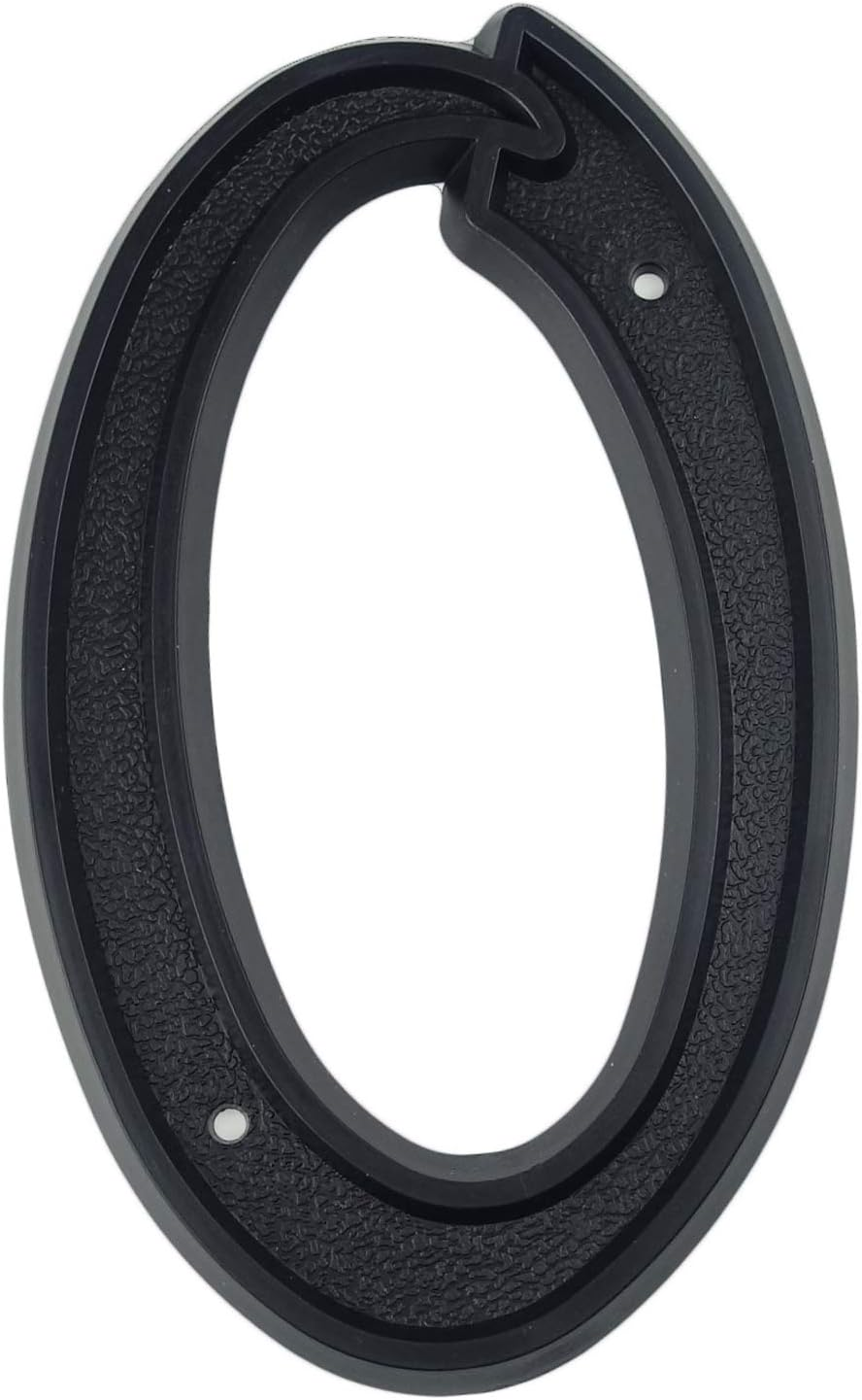 HASWARE 5.5 Inch House Number Modern Door Numbers Street Home Address Numerals,Black ABS Plastic (2) image number 6