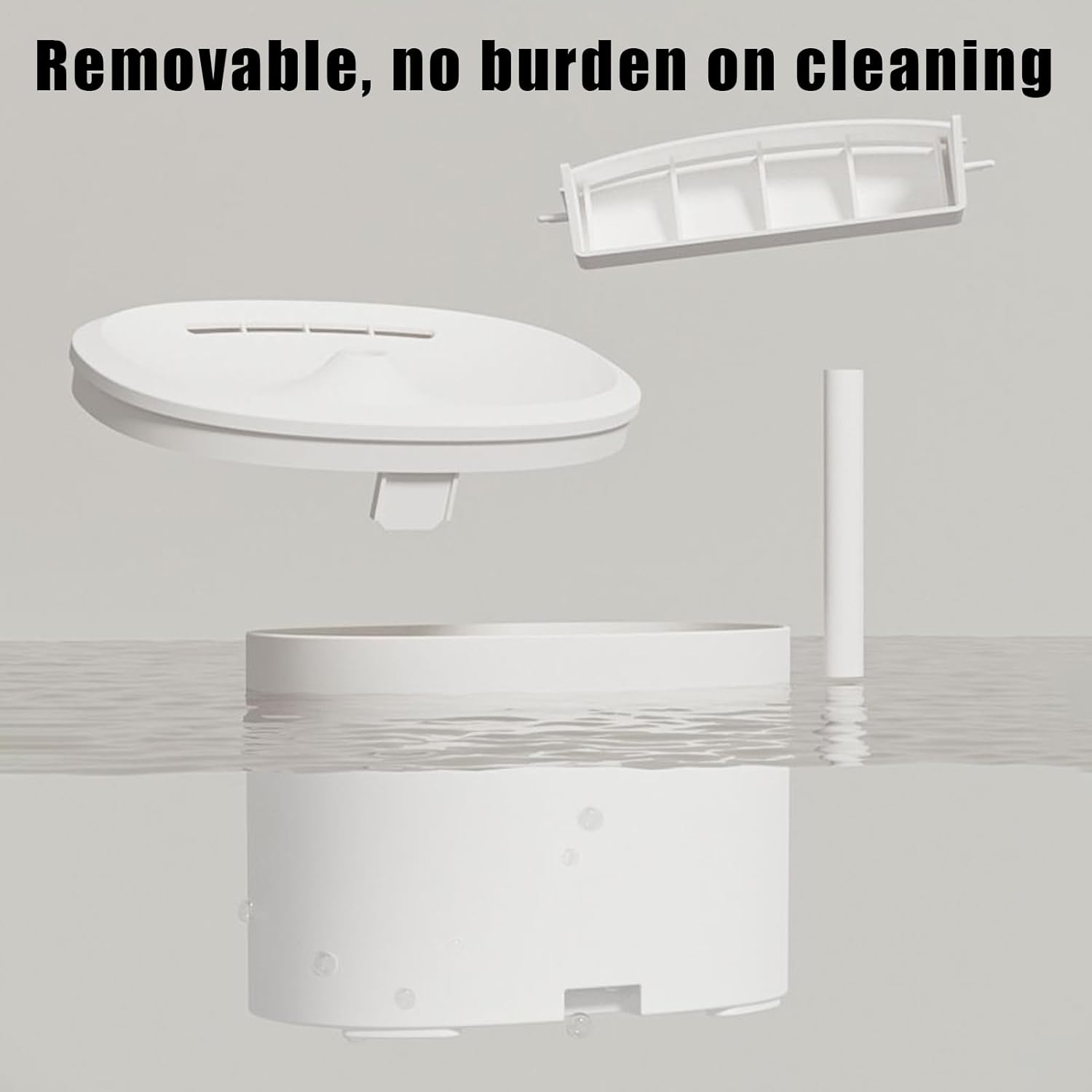 Cat Fountain for Interior Use, Automatic 3L Drinking Station for Pets | USB Water Dispenser with Filter for Cats Dog Multi Pair Home Intelligent Quiet USB Indoor Travel Kitten Welp Intelligent Quiet image number 1