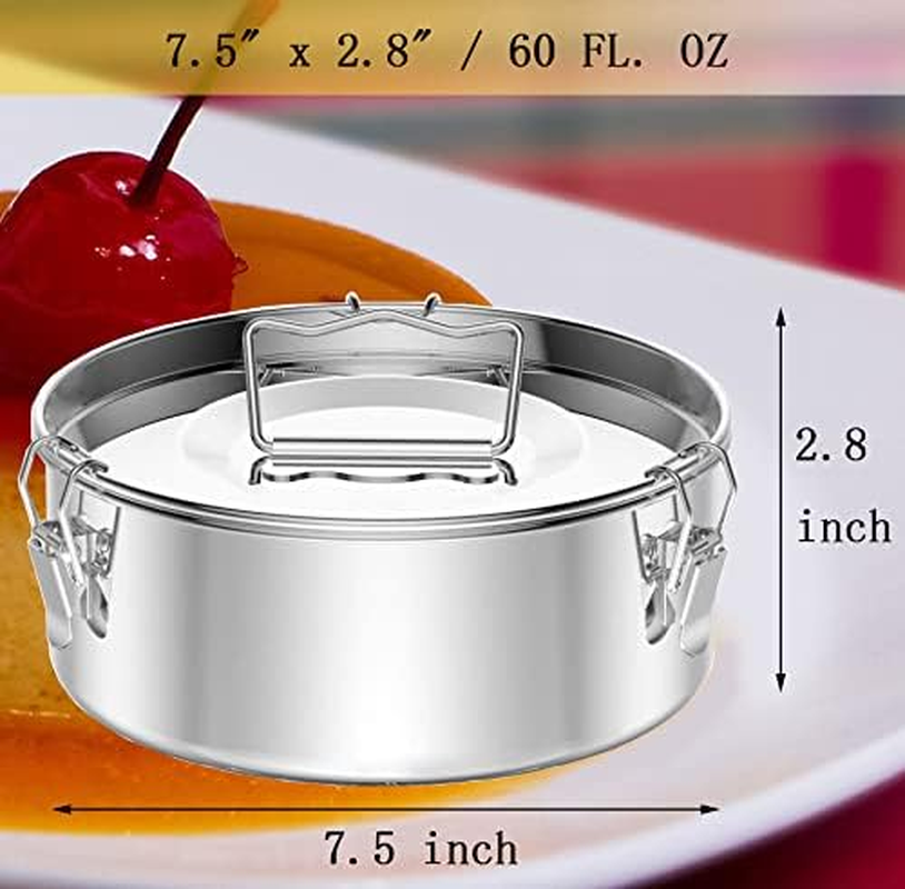 Flanera Stainless Steel Flan Mold 60 Oz, Compatible with Instant Pot 6 Qt [8Qt Avail], Mexican Design Flanera Flan Maker, Flan Pan, Moldes Para Flan - Flaneras Moldes Con Tapa