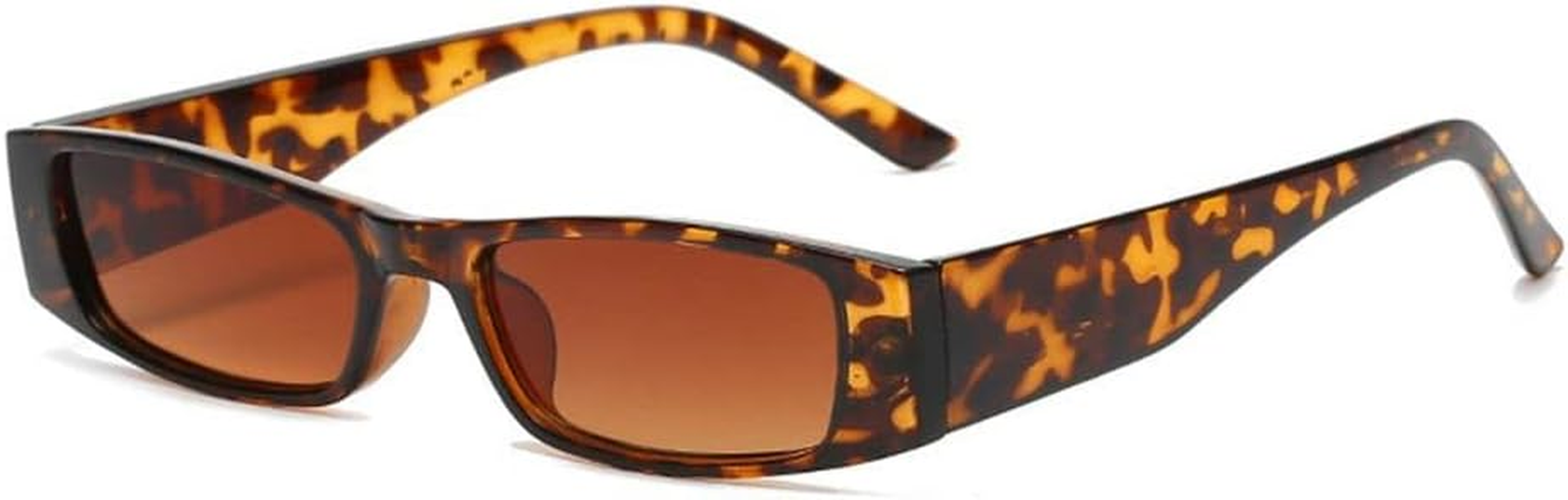 1PC Small Rectangle Sunglasses Unisex Retro Square Narrow Frame Sun Glasses Eyewear Shades UV400