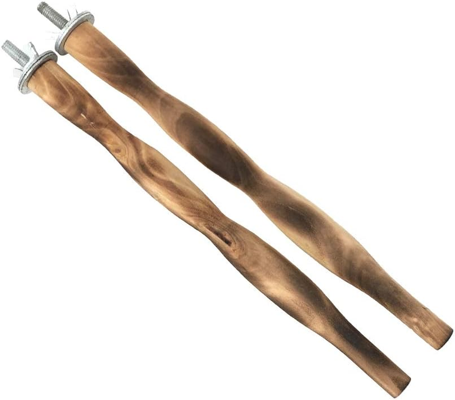 Avian Care Wooden Ergonomic Perch, 2 Count, Brown