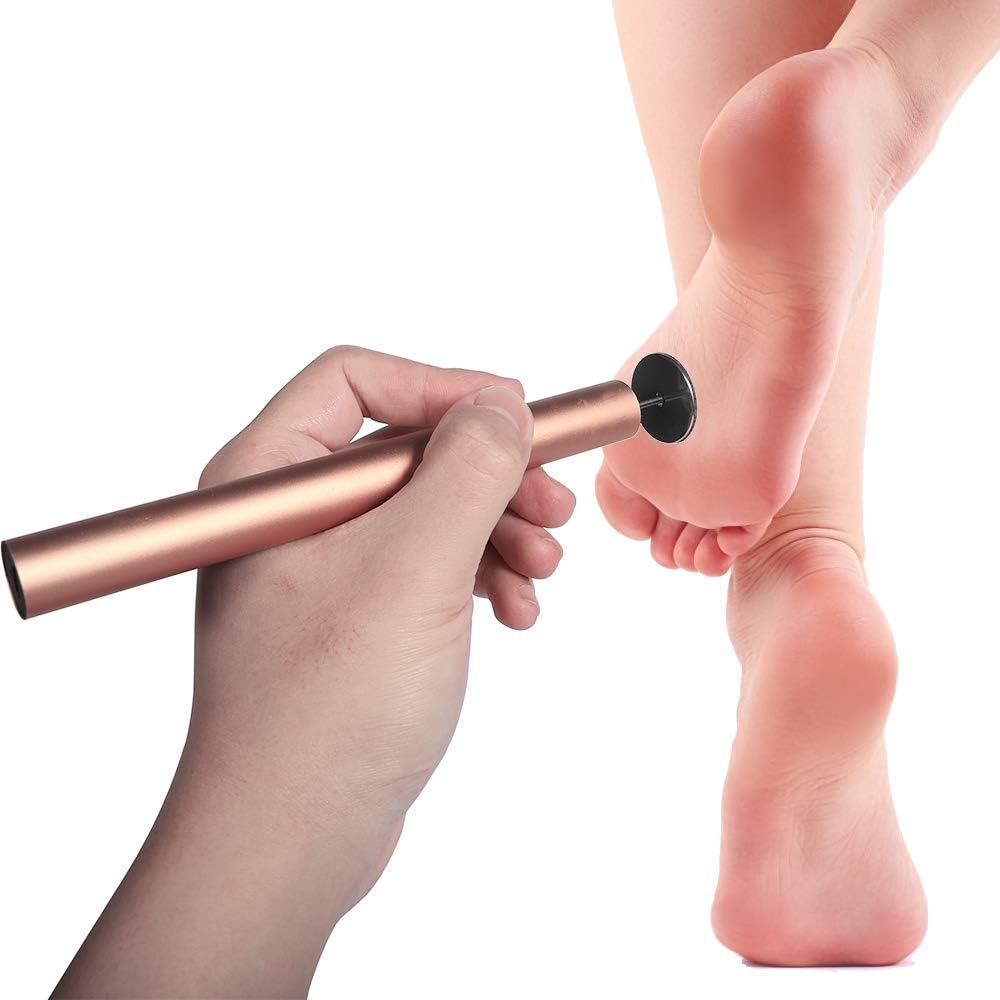 BNG Pack of 100 Sandpaper Electric Callus Remover Foot File, 2.5 Cm Replacement Foot Files Pads, Sanding Discs for Feet Callus Remover for Foot Care, Cracked Heels, Hard Dead Grit 80 image number 5