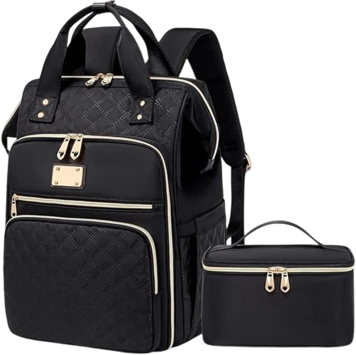 Huayeex Lunch Backpack for Women - Teacher Backpack with Cooler Lunch Box - Fashionable Work Storage Bag for Daily Outgoing School Travel Picnic Vacation Hiking Office image number 1