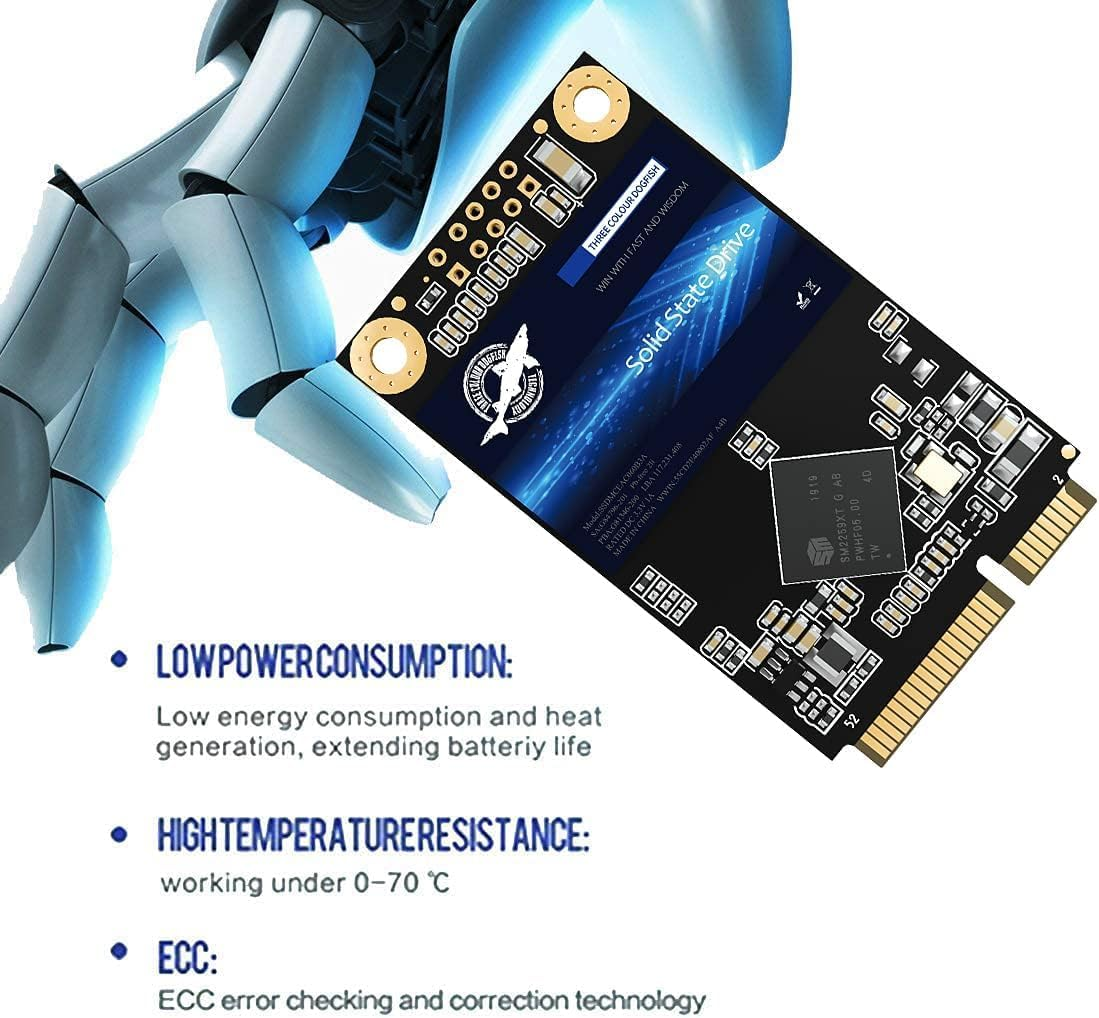 Dogfish Msata SSD 32GB Sata3 Internal Soild State Drive Mini Sata SSD Disk Including 16GB 32GB 60GB 64GB 120GB 128GB 240GB 250GB 256GB 480GB (32GB, MSATA) image number 6
