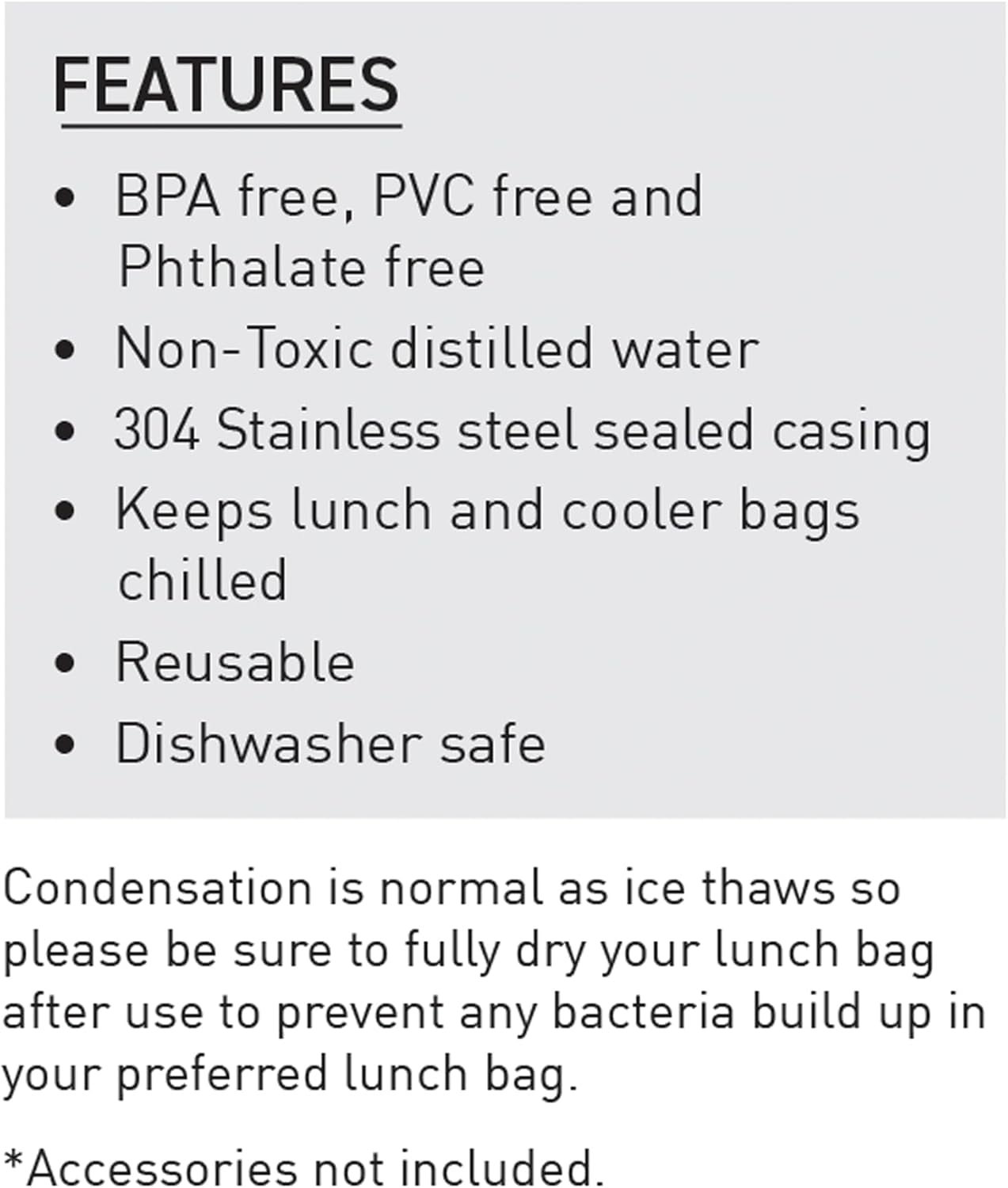 Avanti Stainless Steel Ice Brick