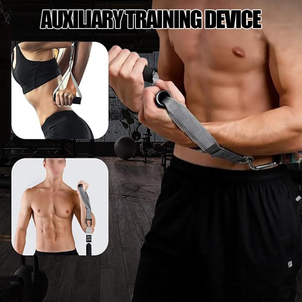 SHENMAIDAY Pull-Up Assist Straps Set 225Lbs, 3 Pull-Up Assist Straps Adjustable with Fabric Foot/Knee Support, Heavy Duty Anti-Break Pull-Up Assist Straps for Body Extension Strength Training image number 6