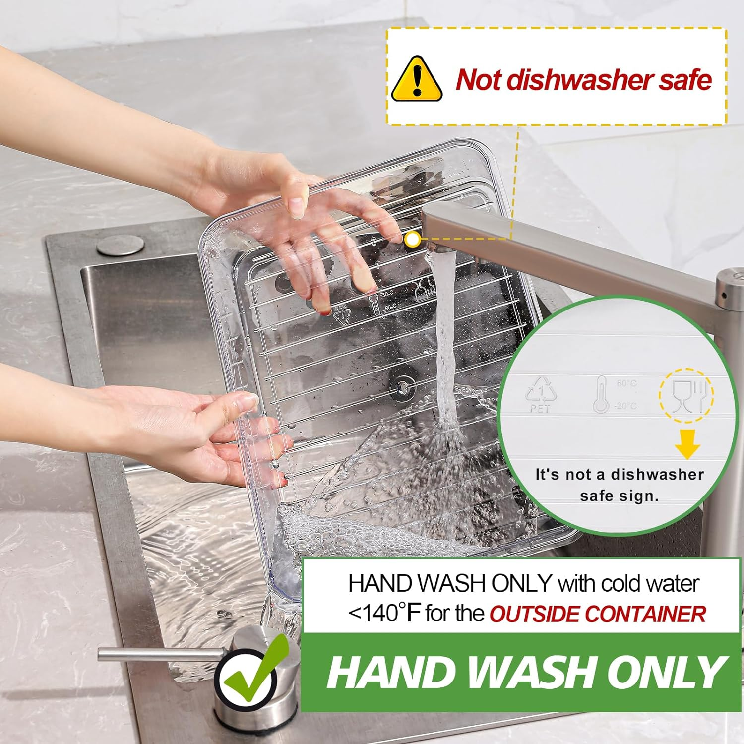 Shopwithgreen Divided Serving Tray with Lid and Handle, Portable Snackle Box Charcuterie Container for Party, Veggies, Snack, Fruit, Nuts, Candy, Cracker, Chip, Entertaining, Picnic&hellip; image number 4