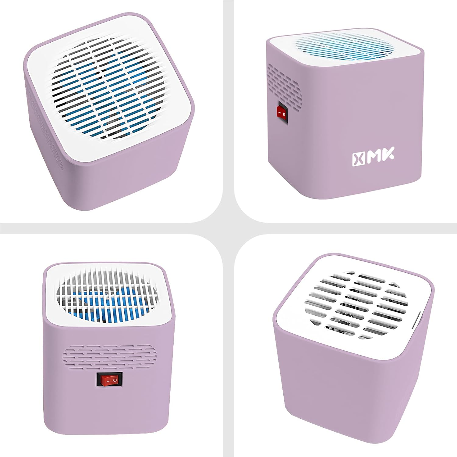 XMK RV Fridge Fan, 3,000 RPM Motor RV Refrigerator Fan with Easy on and off Switch, Multiple Side Vents Cools Refrigerator inside Efficiently, Durable Construction, Keeps Food Fresher Longer (Purple) image number 5