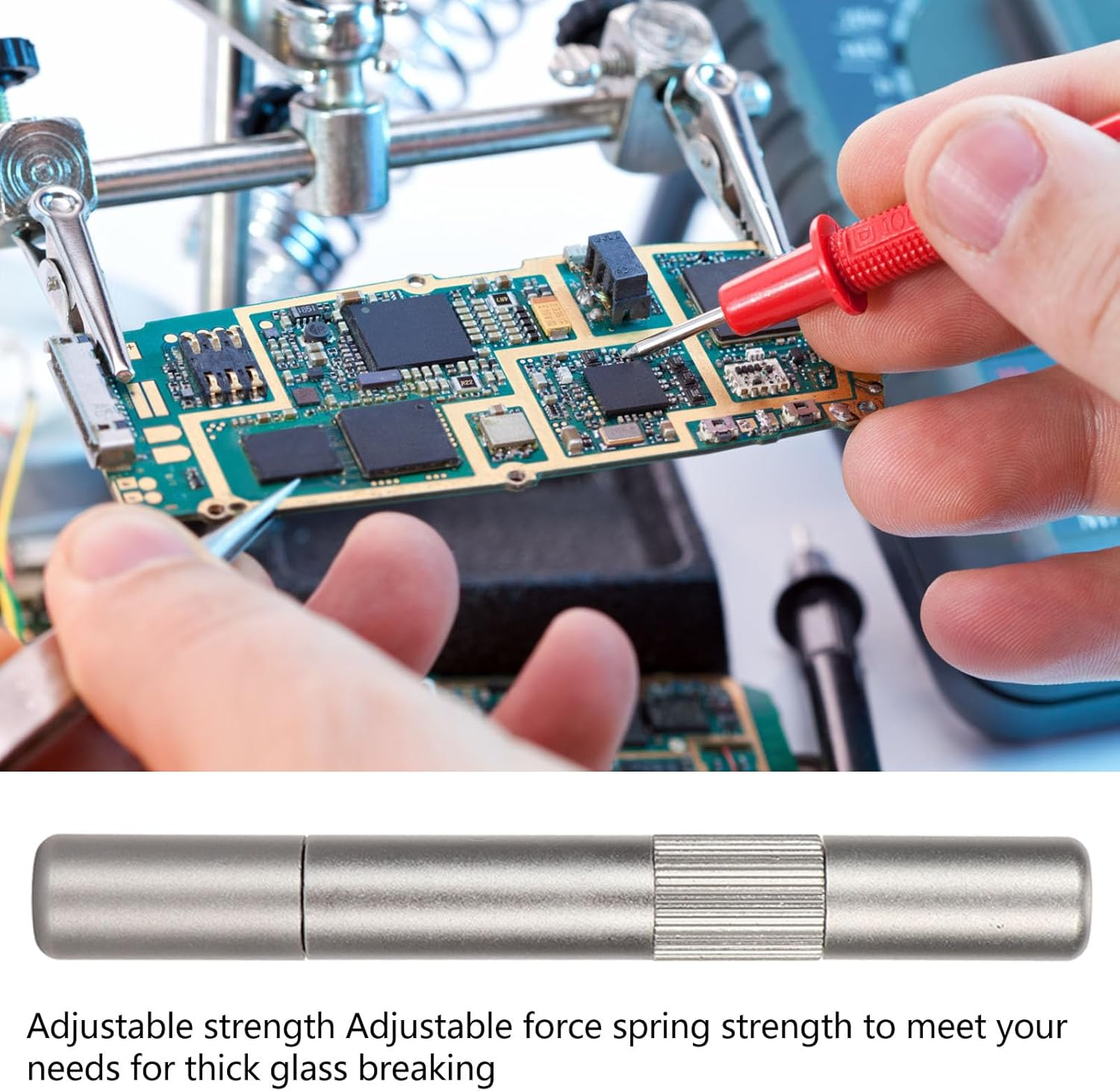 Adjustable Strength Phone Blasting Pen for IOS 12,11 with Rear Glass Camera Disassembly Tool image number 1