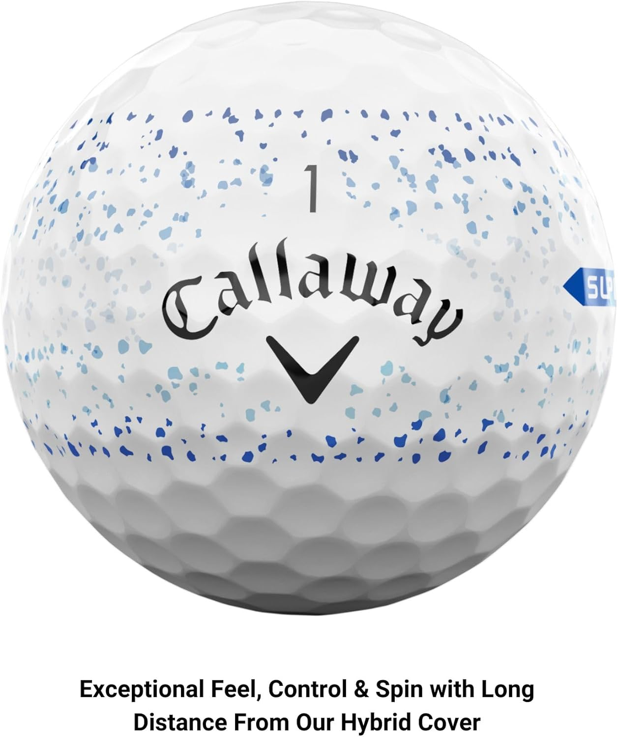 Callaway Golf 2023 Supersoft Golf Balls - Blue Splatter image number 2