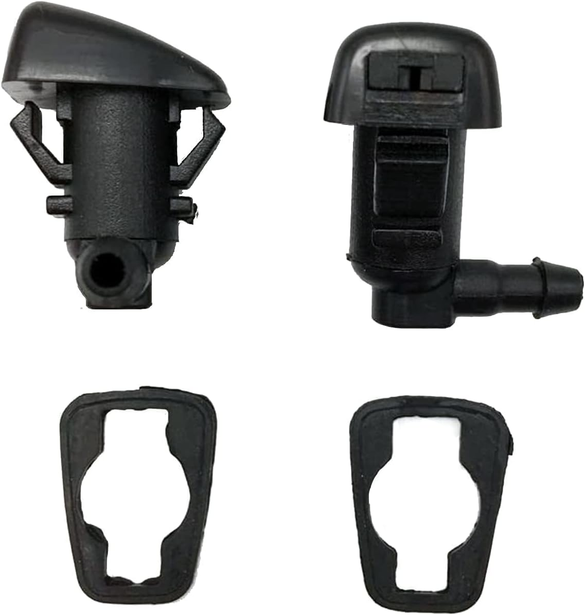 Windshield Water Jet Washer Nozzle (Set of 2) Fit for 2008-2012 Ford Fusion Lincoln MKZ 2008-2011 Mercury Milan # 8E5Z17603A image number 4