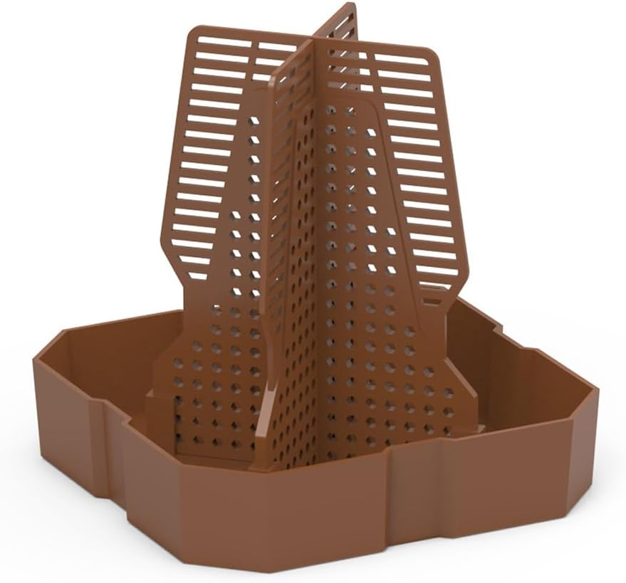 AIMALL Reptile Feeding Basin, Anti-Escape Design, Horned Frog and Dubia Cricket Compatible, Available in Two Sizes and Colours