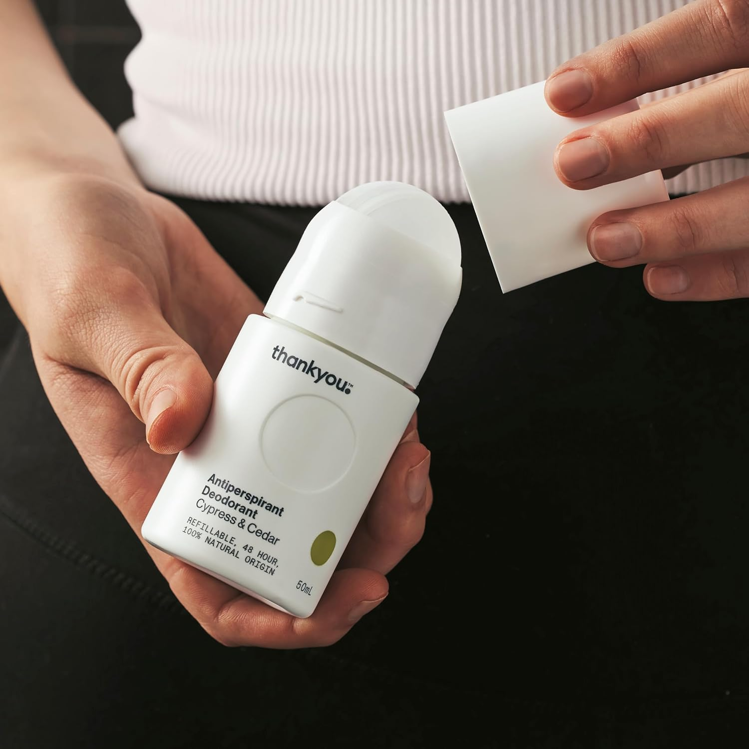 Thankyou Cypress and Cedar Antiperspirant Deodorant 50 Ml image number 3